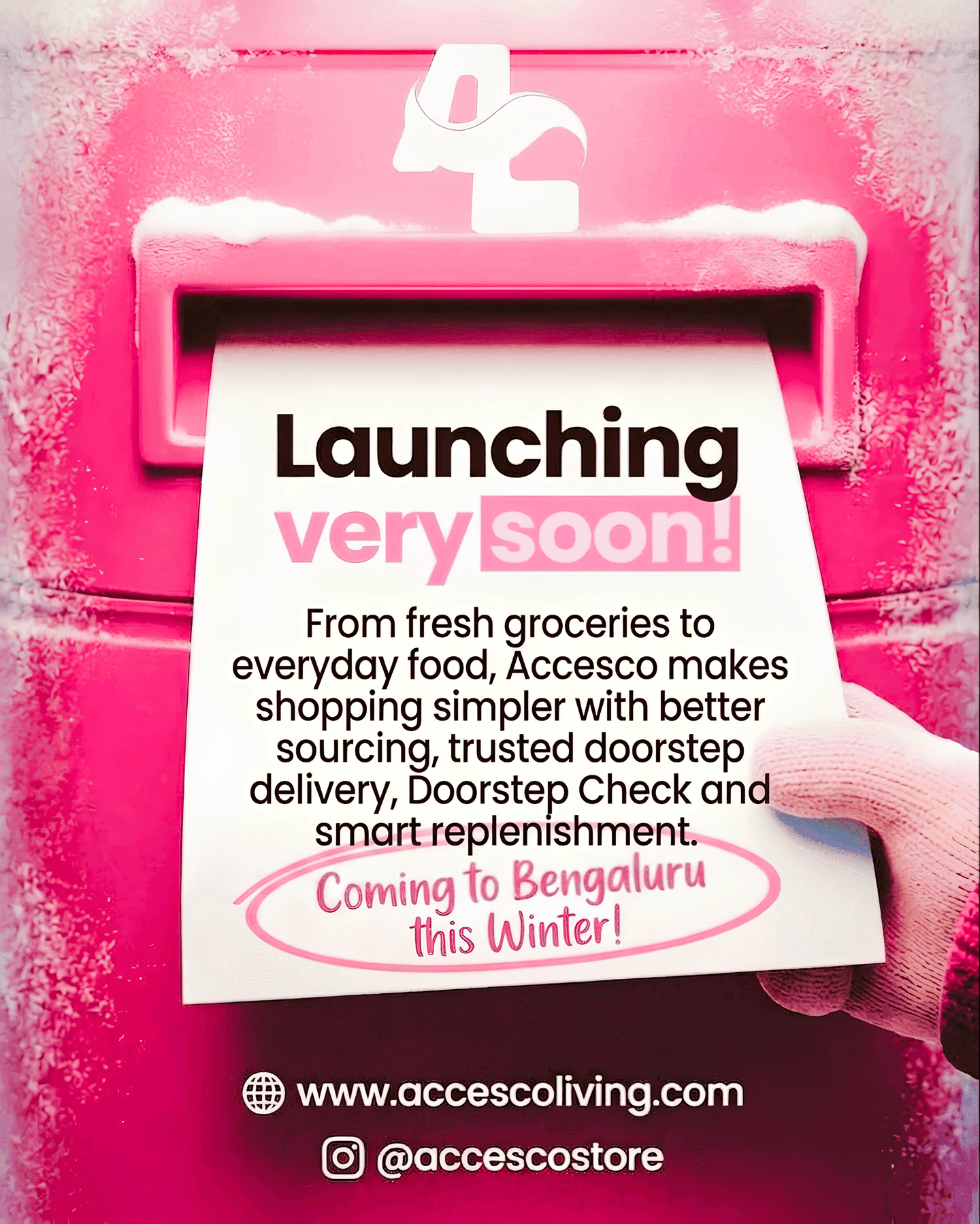 Accesco Living - Launching very soon, coming to Bengaluru this winter