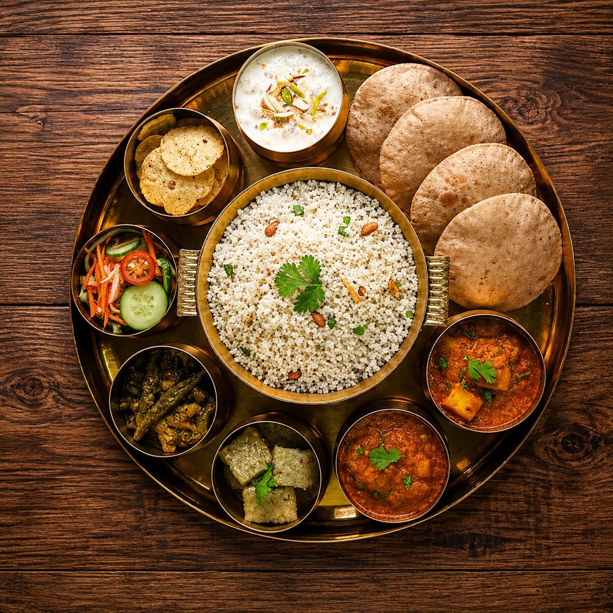 Navratri Vrat Thali